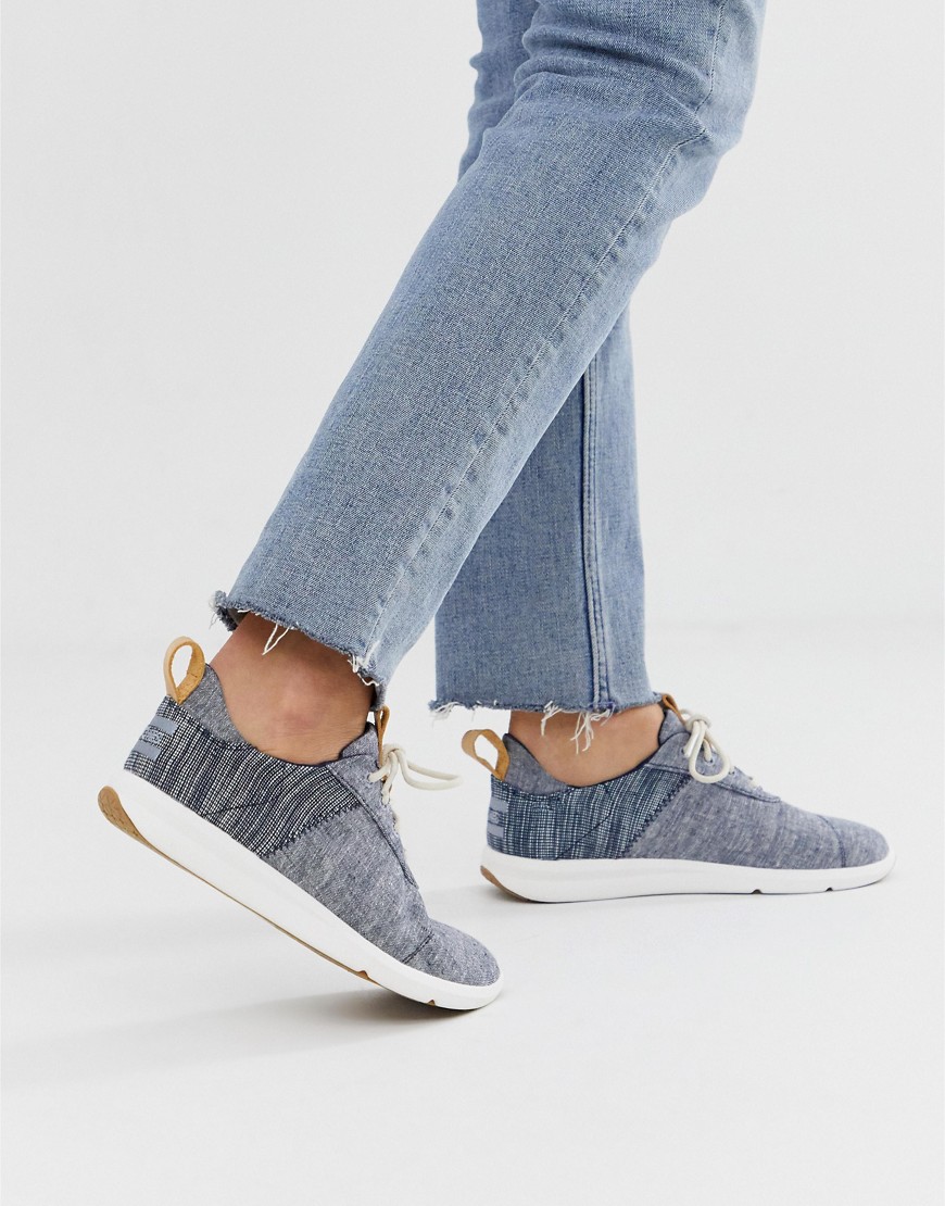 TOMs lace up trainers