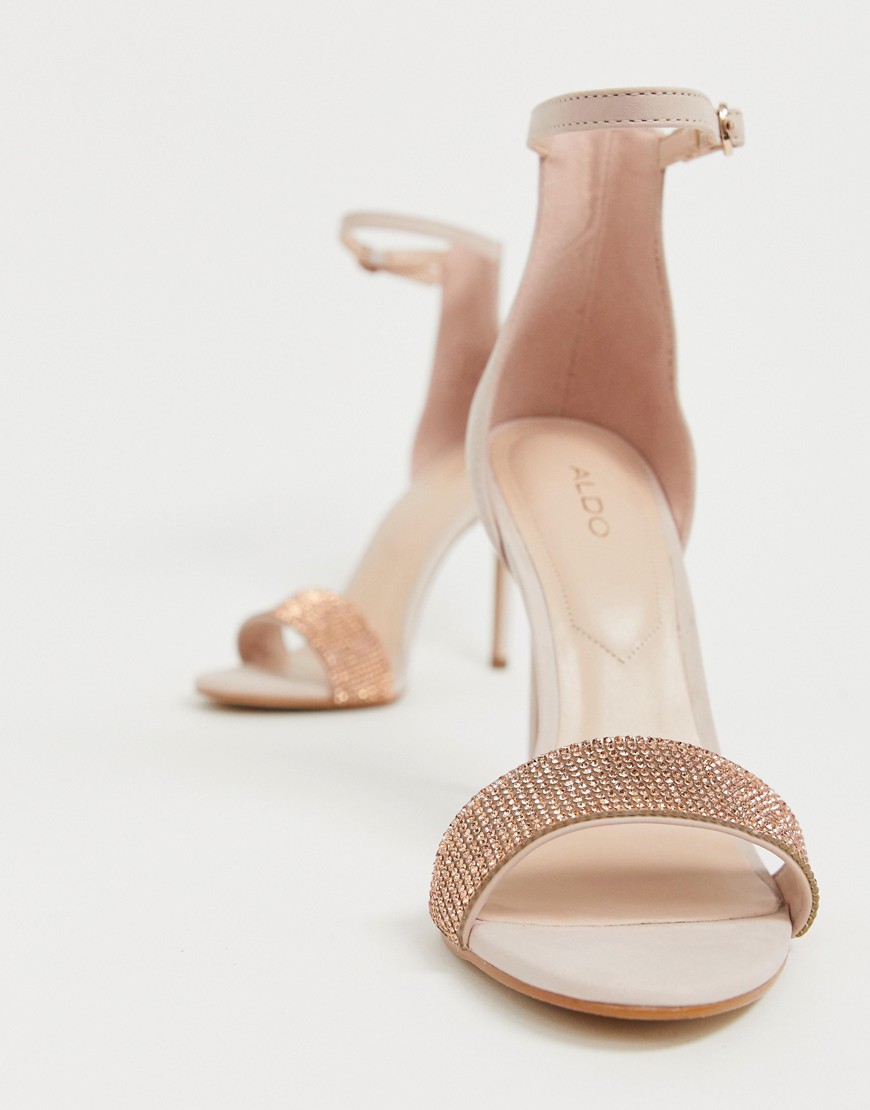 Aldo heeled leather sandals