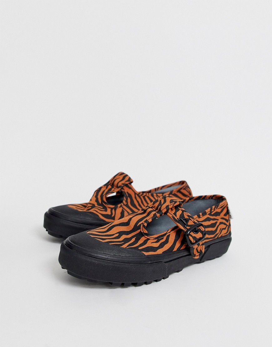 Vans X Ashley Williams Style 93 tiger print trainers