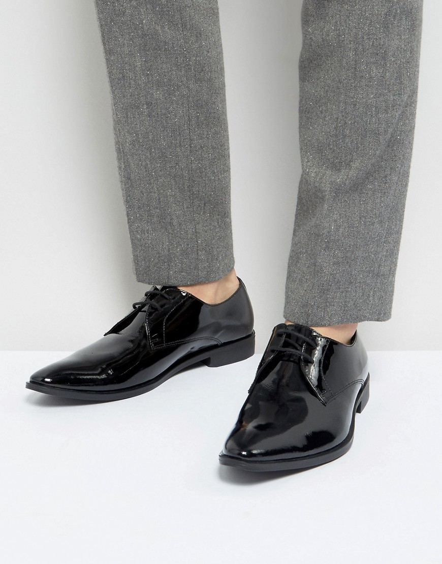 Frank Wright Derby Shoes In Patent Leather