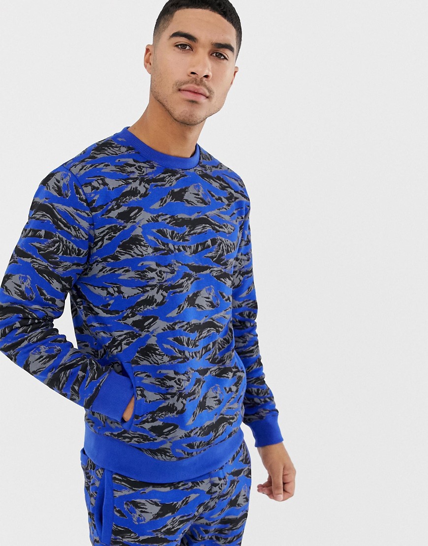 Soul Star co-ord printed crew neck