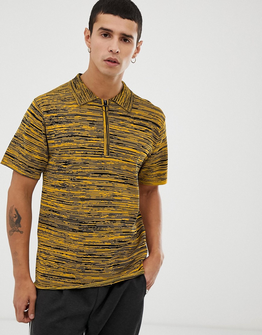 Tiger of Sweden Jeans knitted polo in yellow