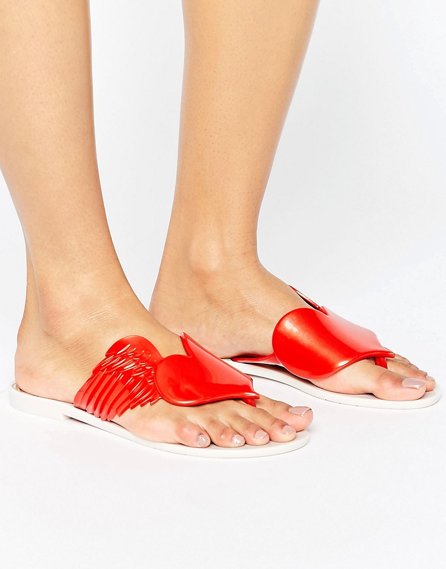 Красные сандалии Vivienne Westwood For Melissa Harmonic Cherub 