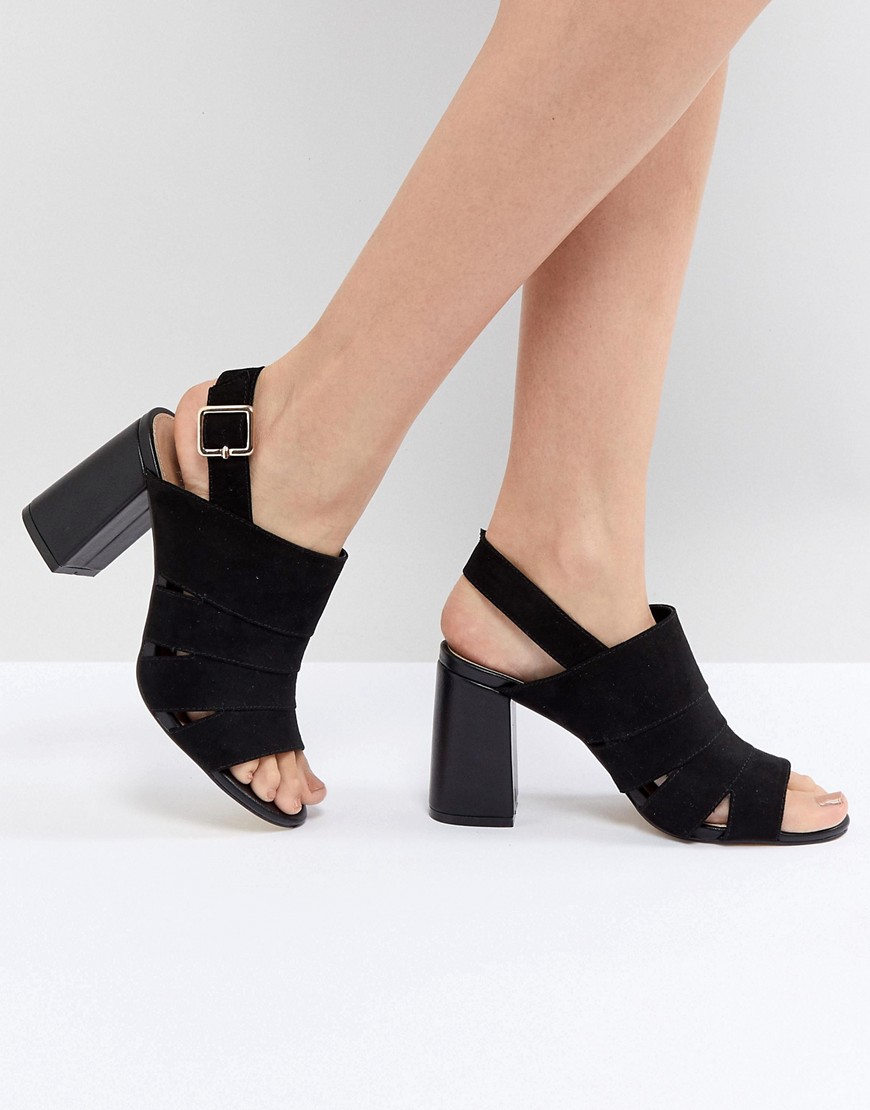 Forever New Spliced Cut Out Booties with Mid Heel