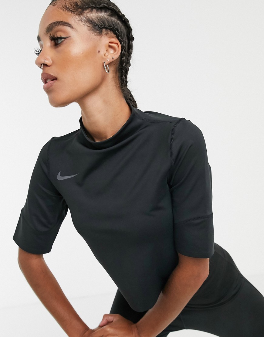 Nike Running future air crop top in black