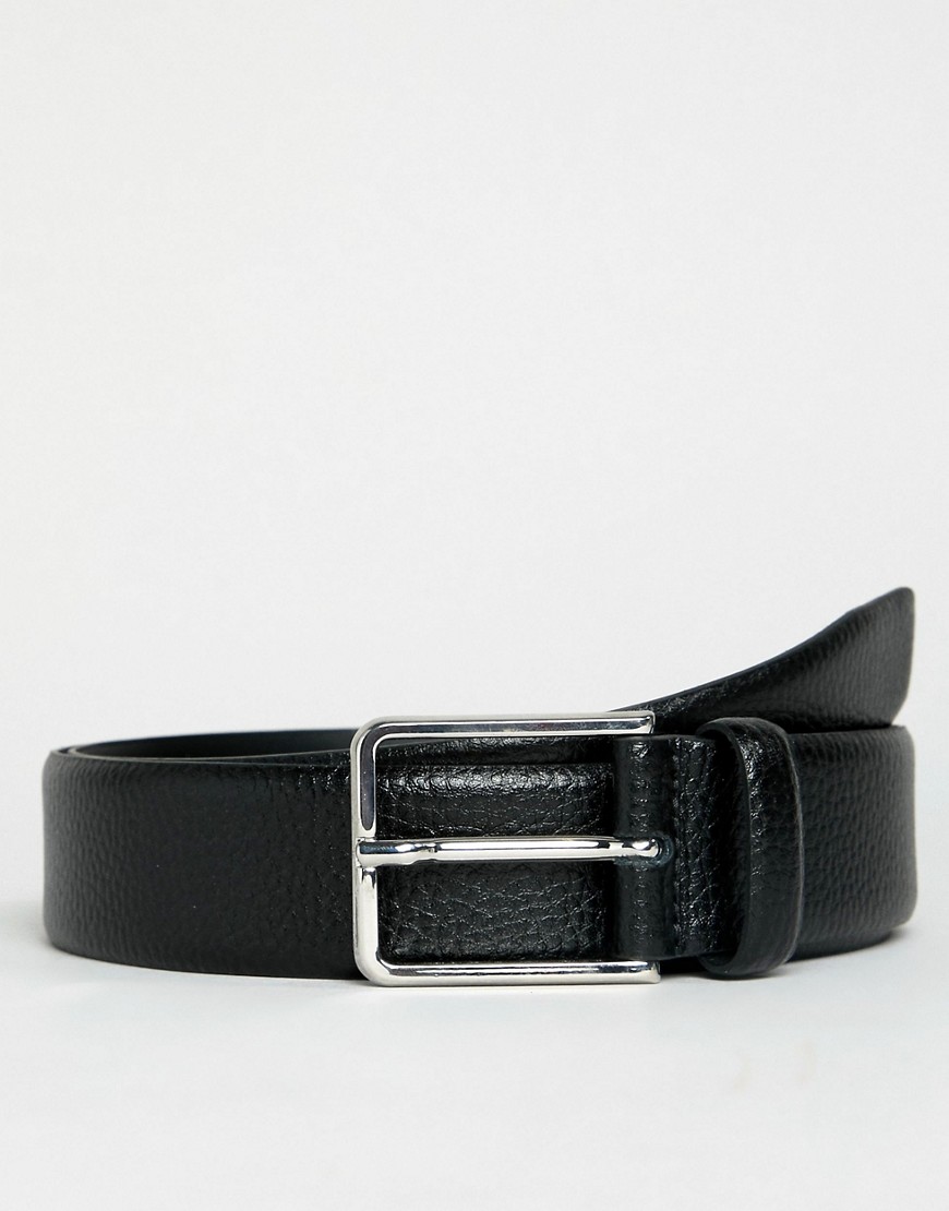 Esprit Leather Formal Belt In Black