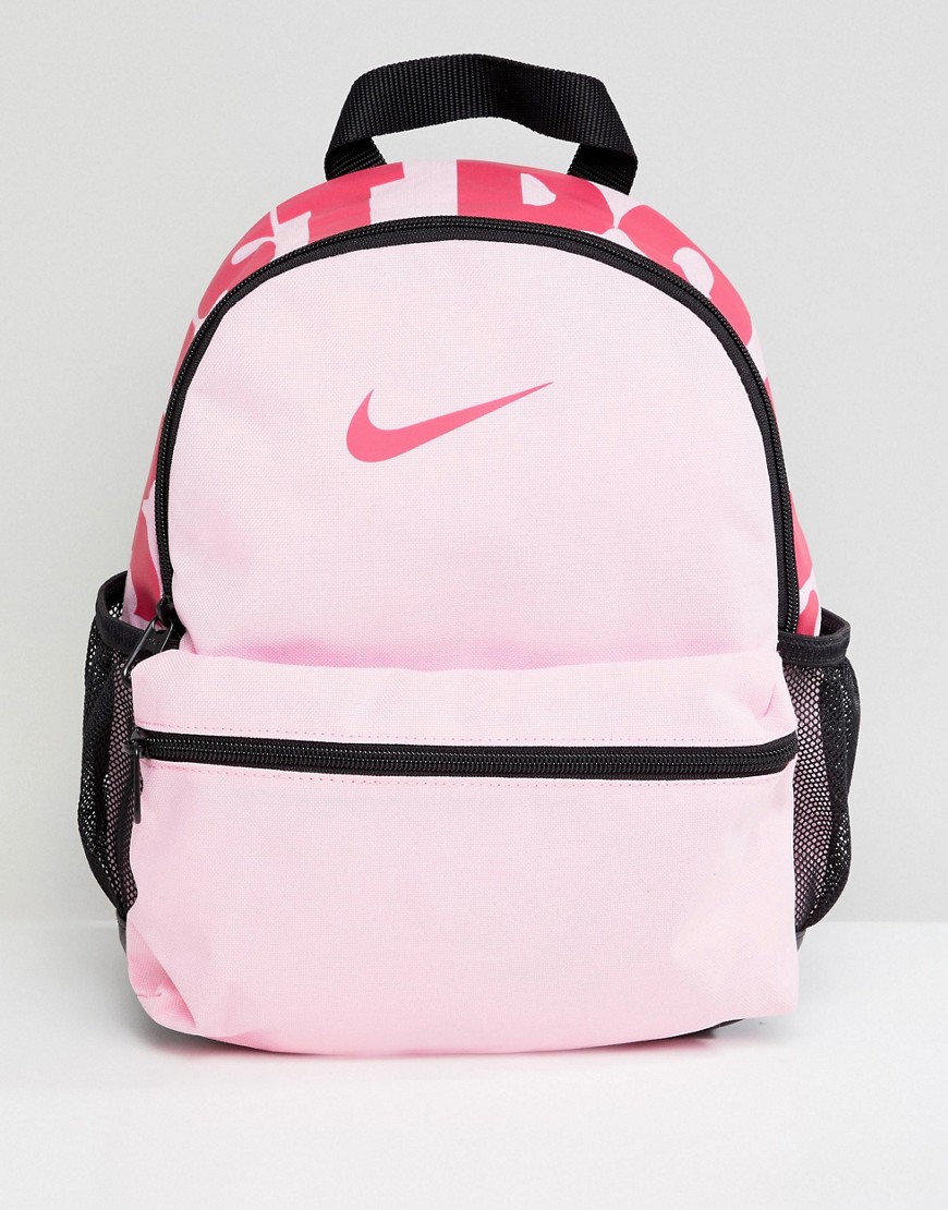 Nike Pink Just Do It Logo Mini Backpack - Pink