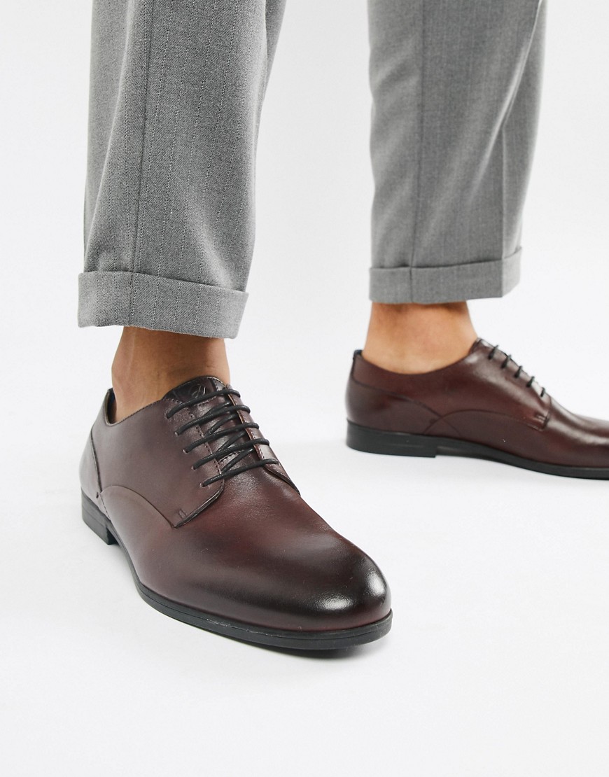 H By Hudson Axminster formal shoes in wine leather