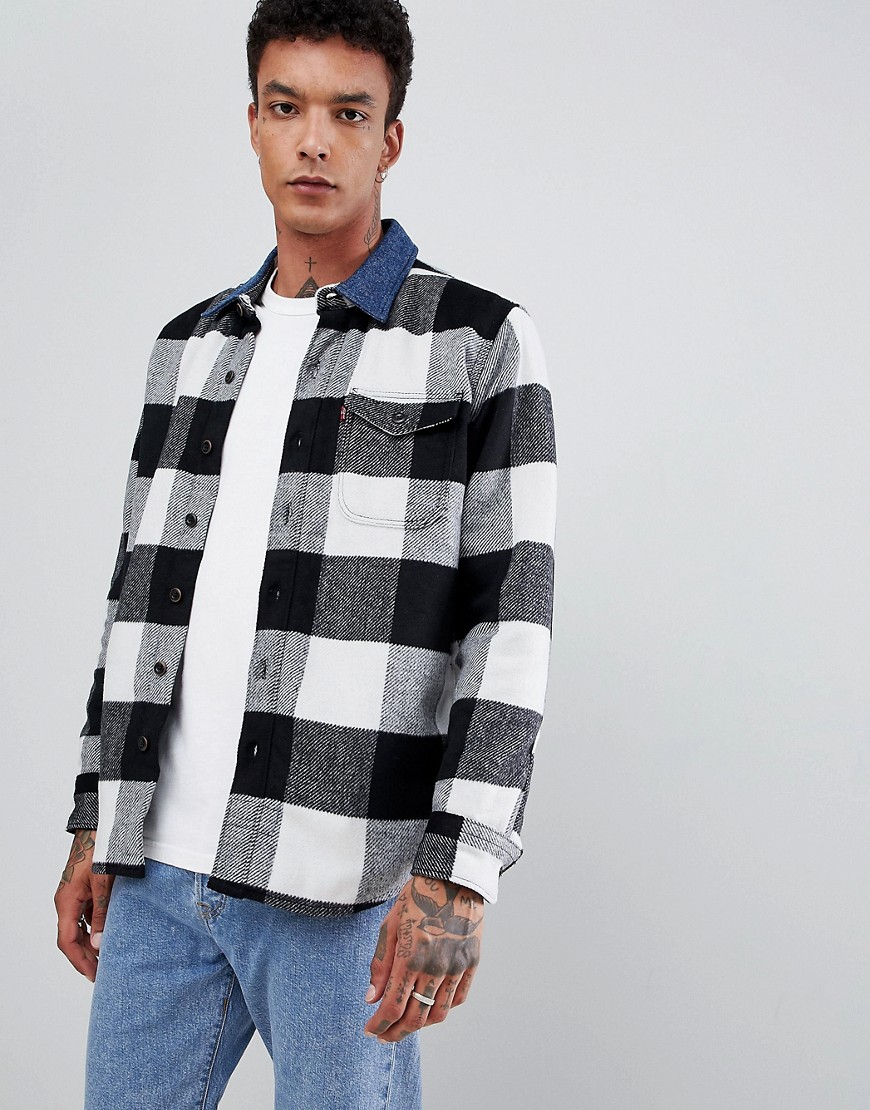 Levis Skateboarding Check Quilted Mason Jacket