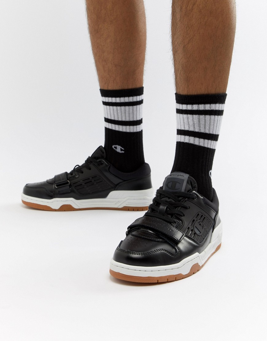 Champion 3 On 3 Low Trainers In Black - Black