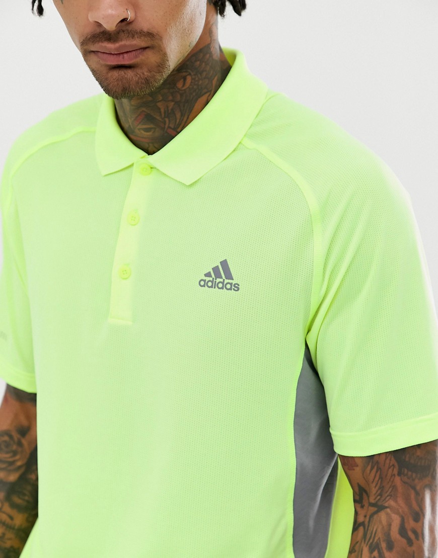 adidas Golf Ultimate 365 Climacool polo in yellow