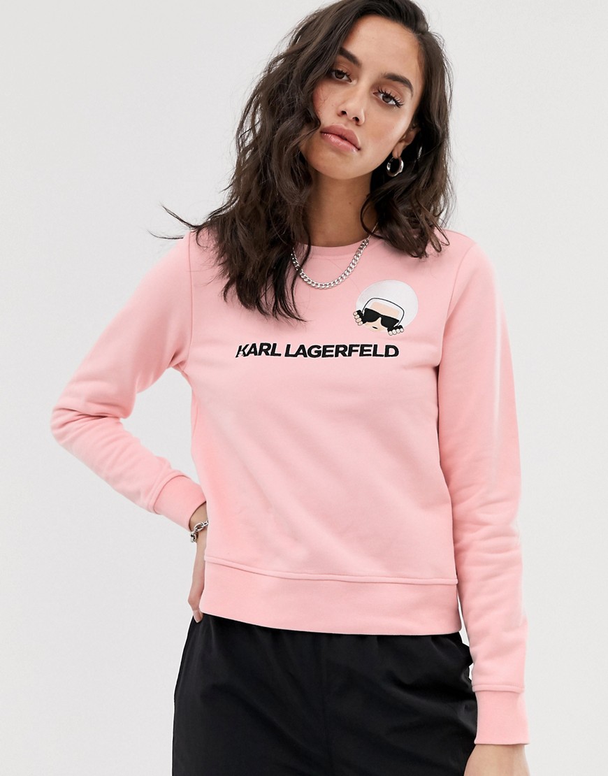 Karl Lagerfeld dots ikonik sweatshirt
