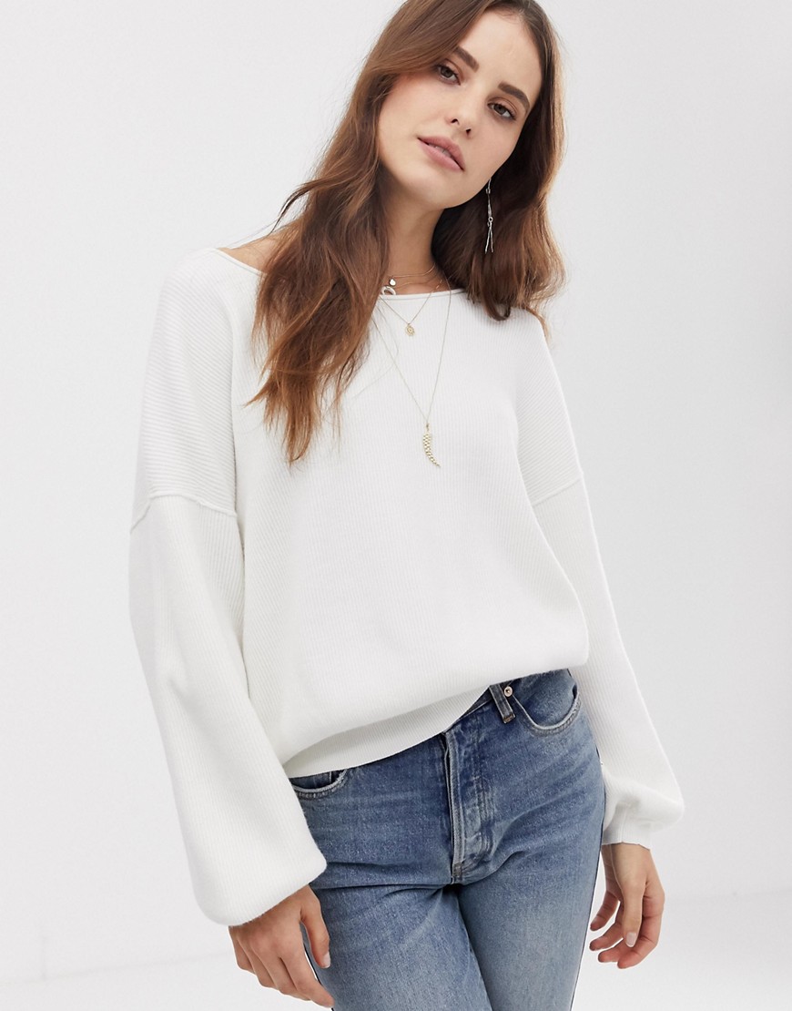 Free People Shadow relaxed jumper