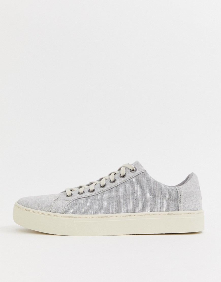 Toms lenox chambray trainers in grey