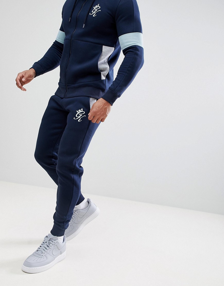Gym King Skinny Joggers In Navy - Navy