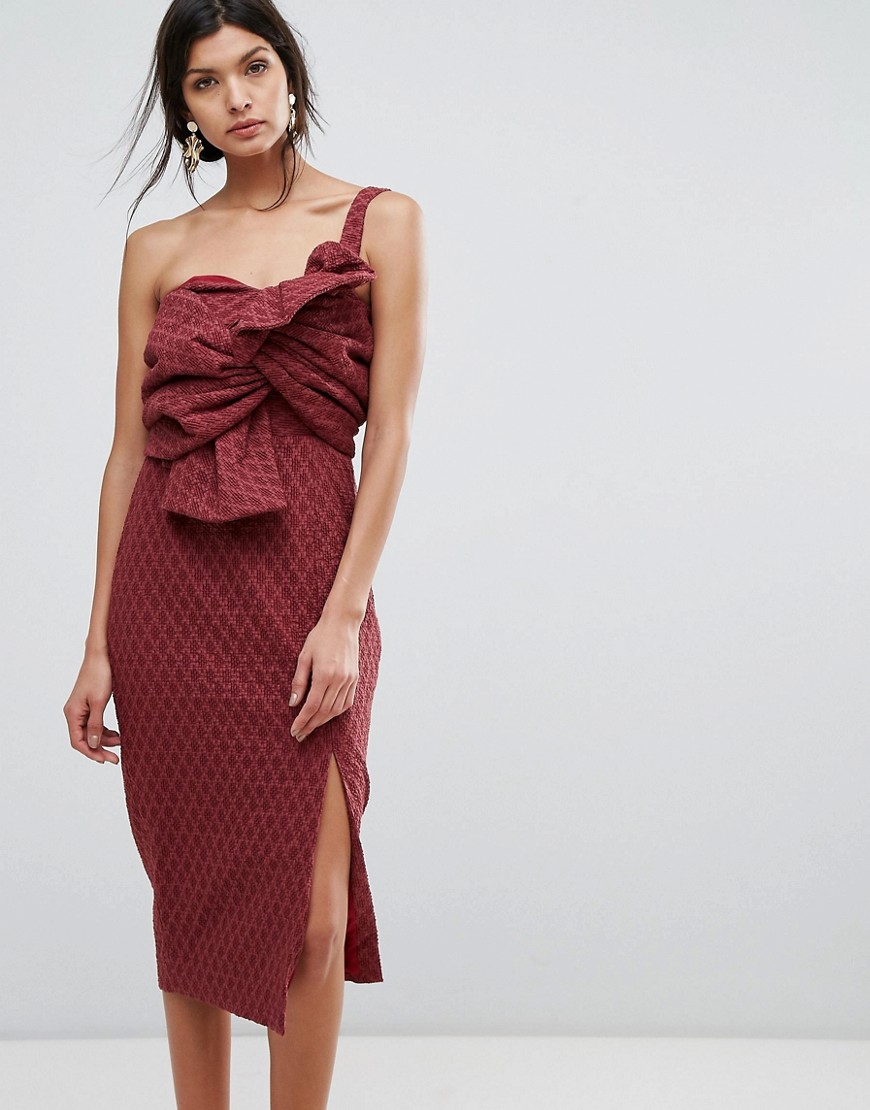 C/Meo Collective Give You Up Dress - Scarlet