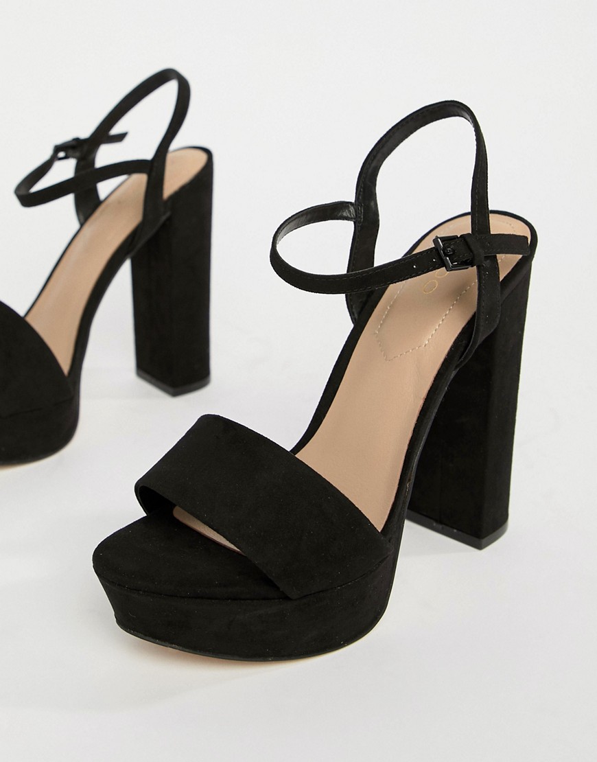 Aldo platform sandals - Black