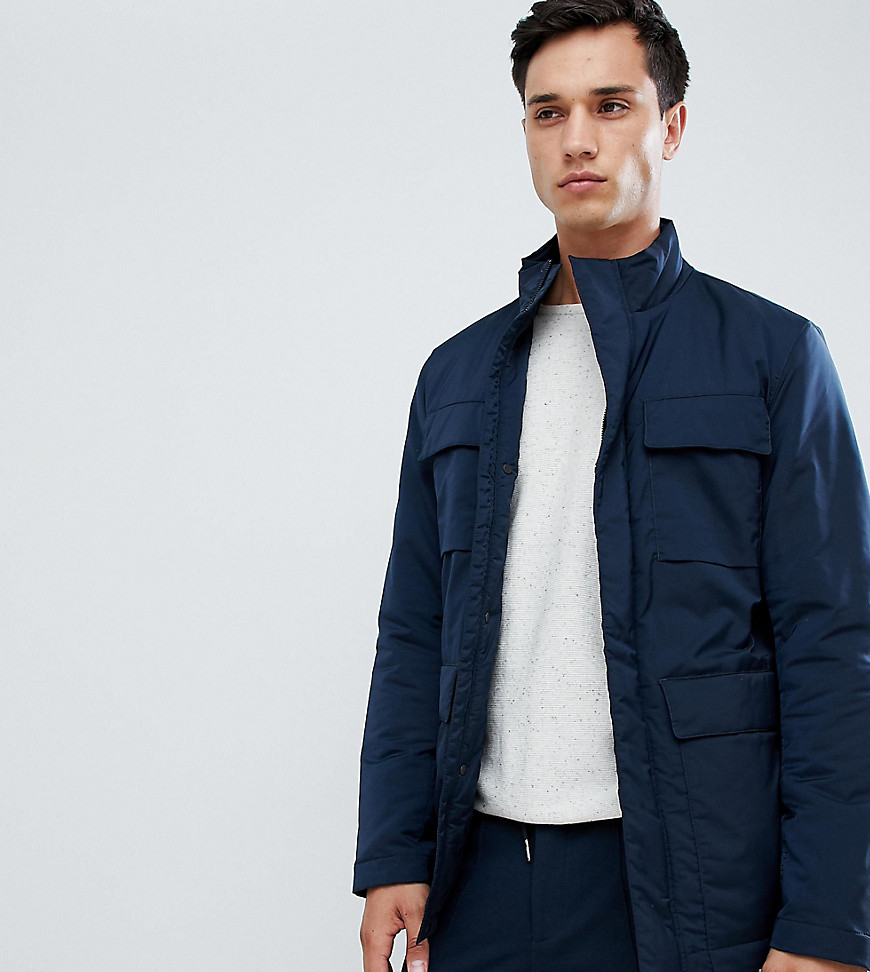 Selected Homme technical jacket with thinsulate lining and multimedia pocket