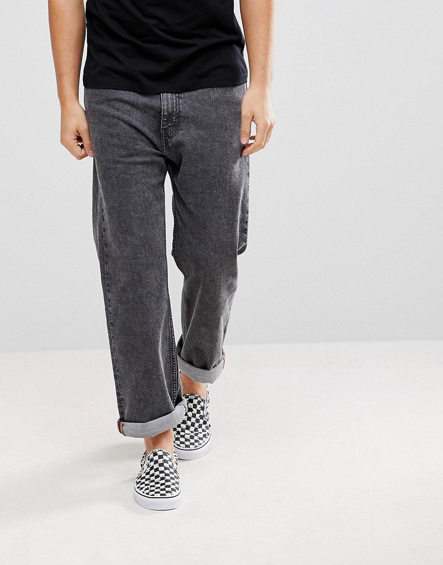 Levis Skateboarding Baggy 5 Pocket Jeans In Grey - Grey