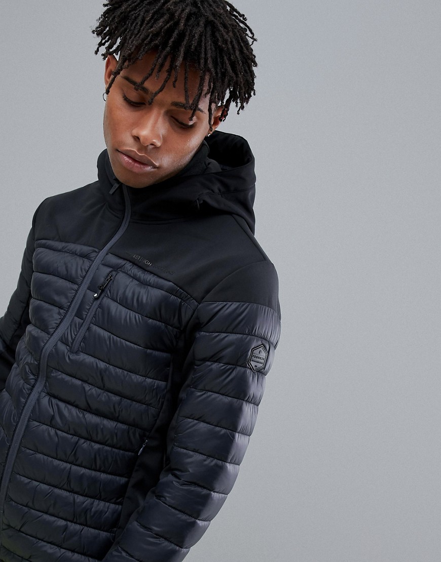 Protest Update Puffer Jacket in Black
