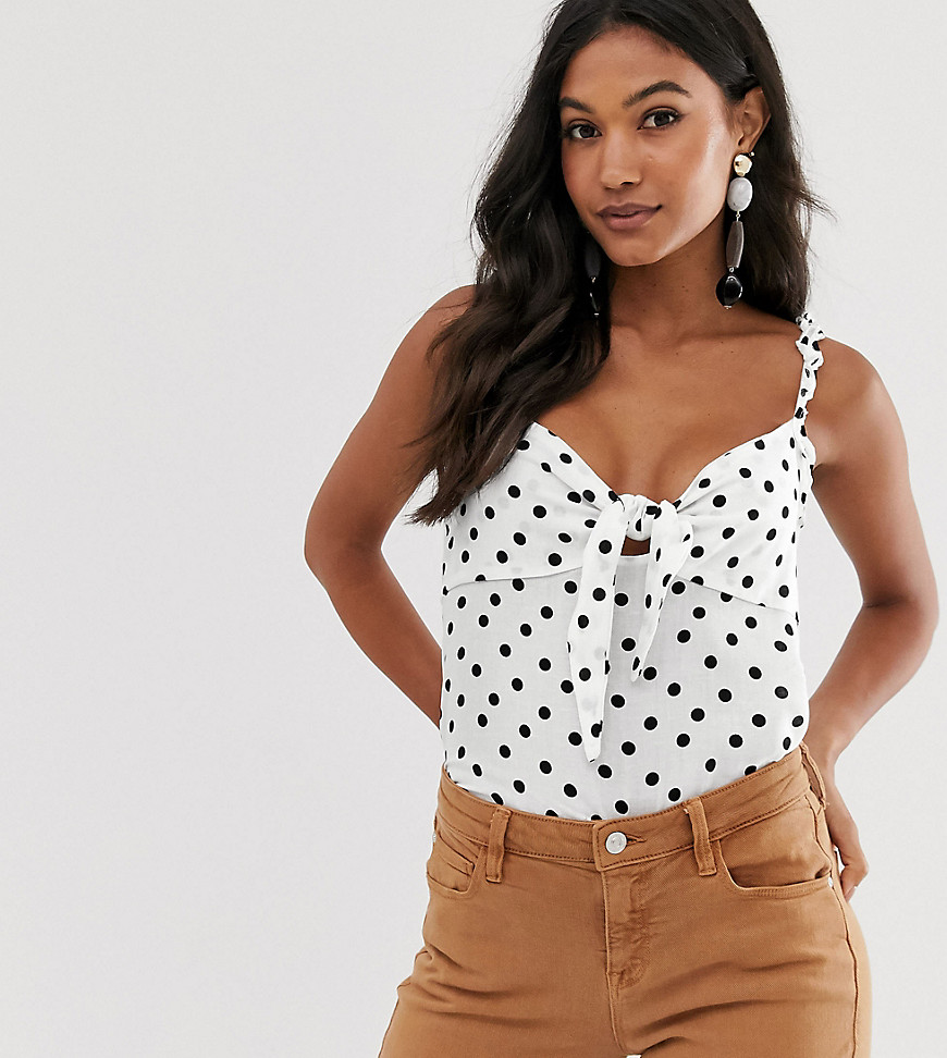 Stradivarius strappy top with bow