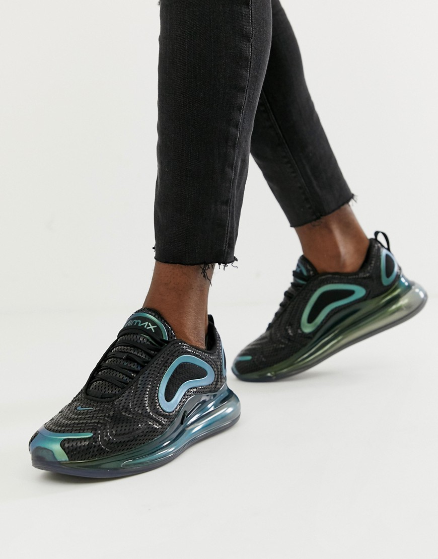 Nike Air Max 720 iridescent trainers in black AO2924-003