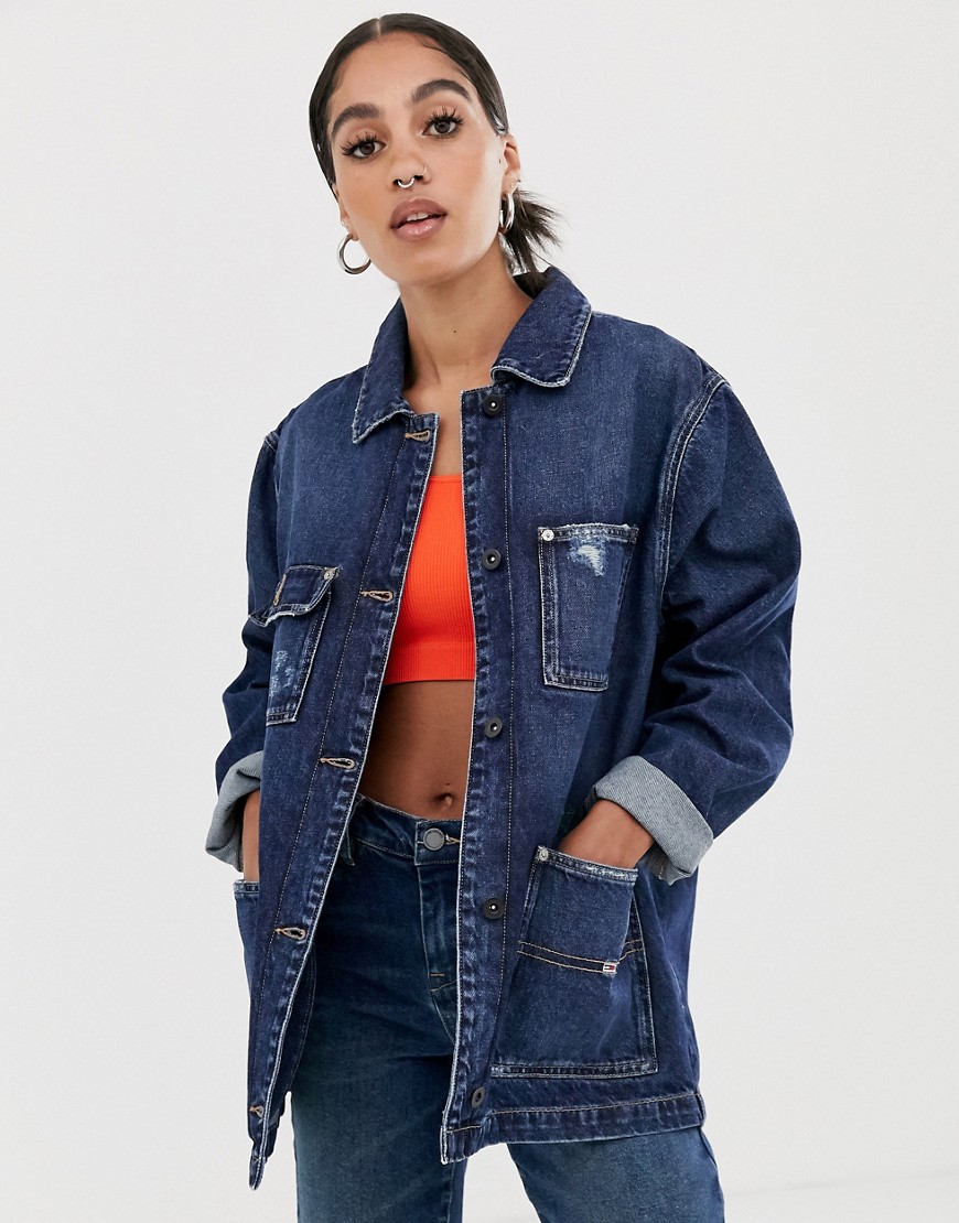 Tommy Jeans recycled workwear denim jacket