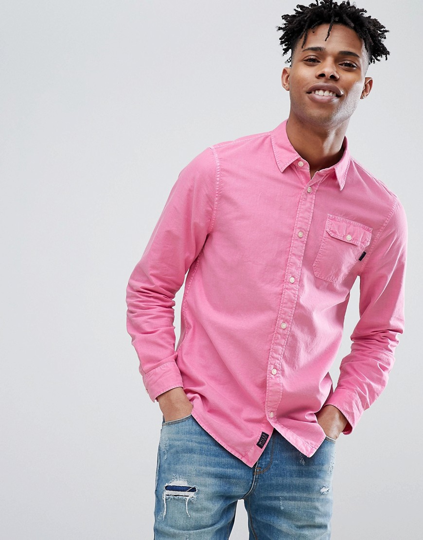Jack Wills Atley oxford shirt in bright pink