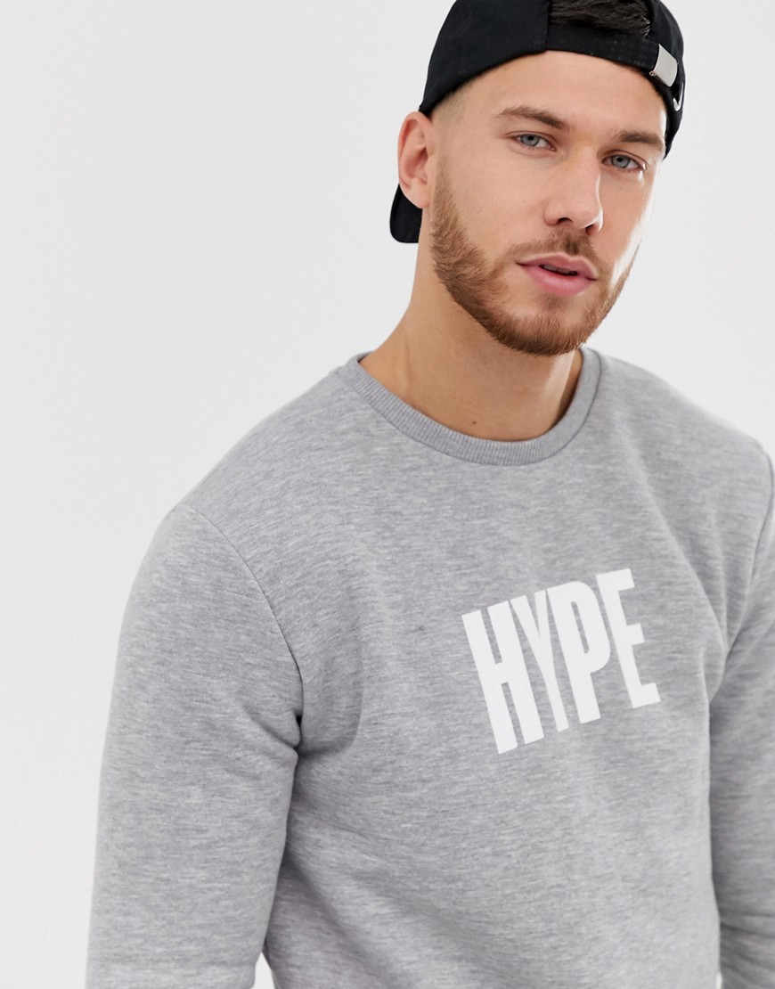 Hype logo crew neck sweater