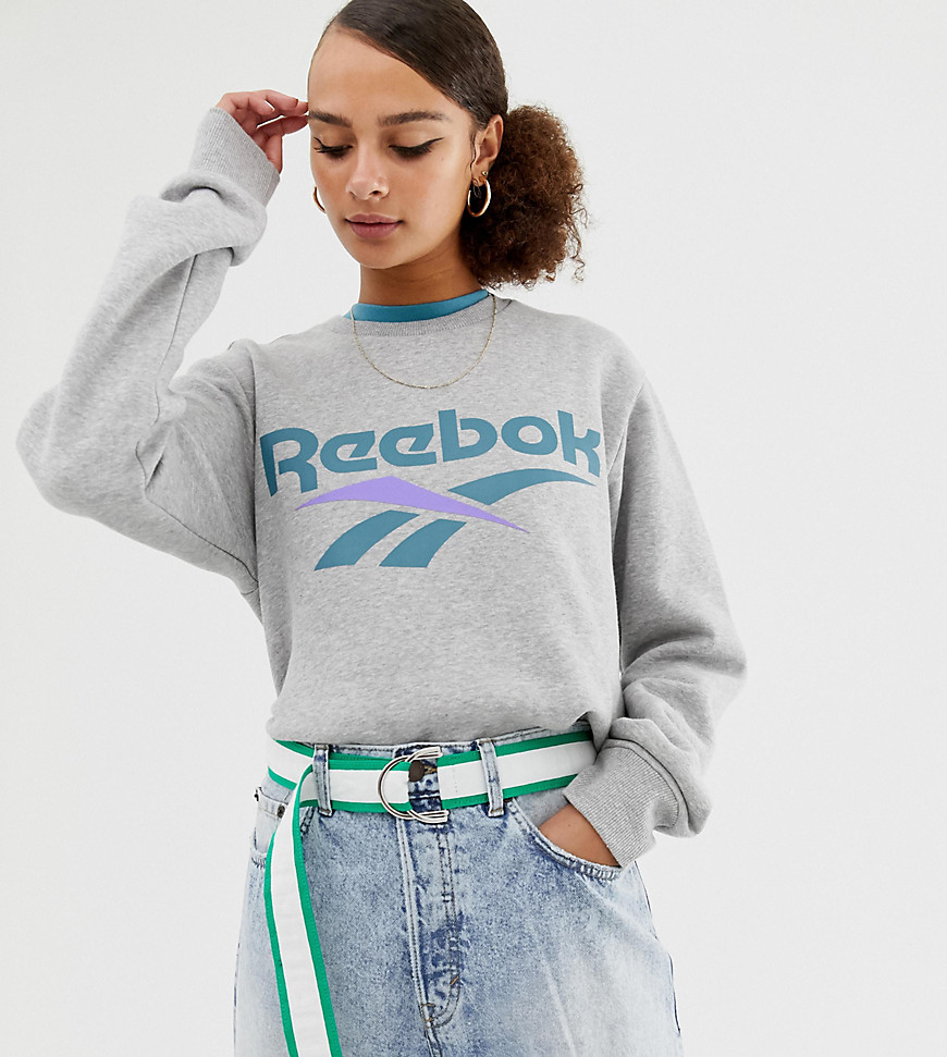 Reebok Classics grey vector logo sweatshirt