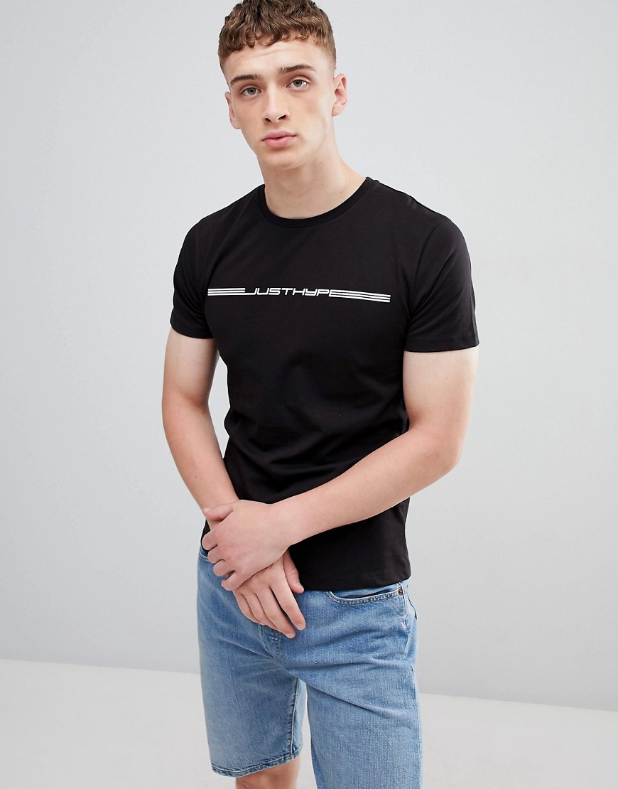 Hype t-shirt with race logo in black