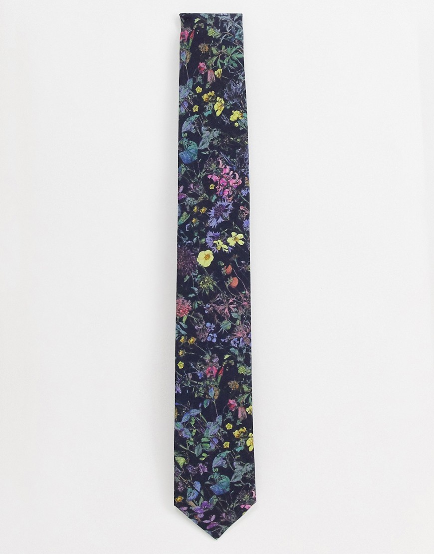 Gianni Feraud Liberty Print Wild Flowers Cotton Tie