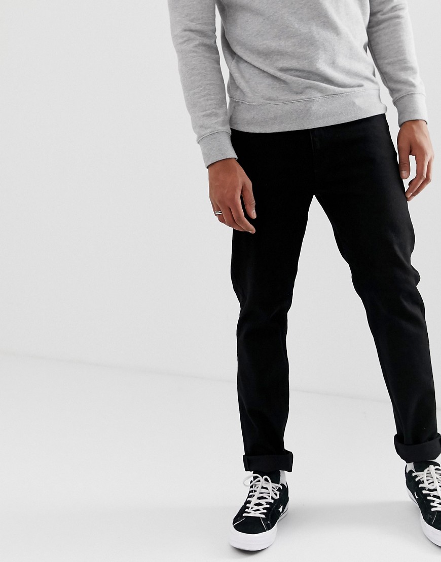 Cheap Monday Tapered Jeans In Deep Black