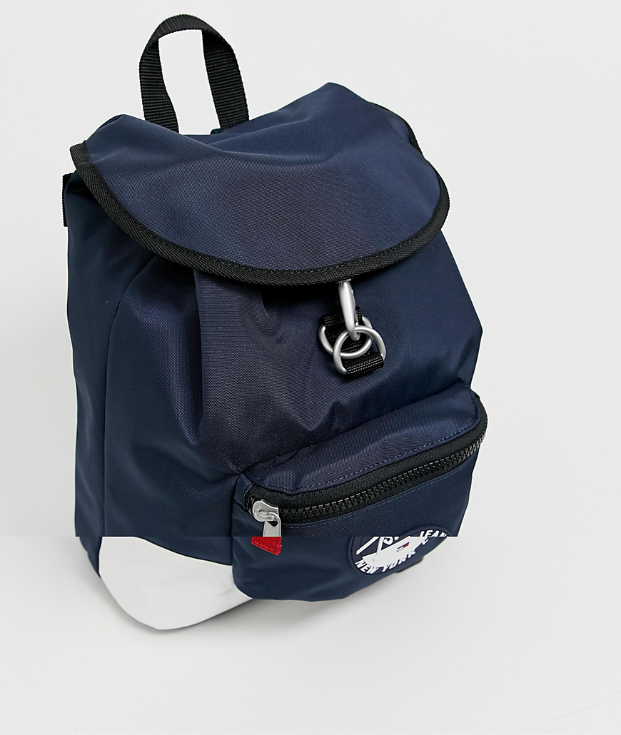 Tommy Jeans backpack with signature logo in navy