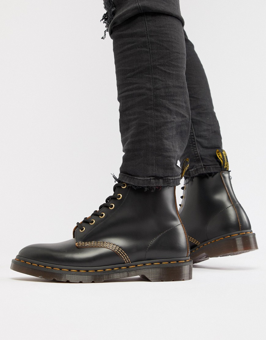Dr Martens Wincox 6-eye boots in black