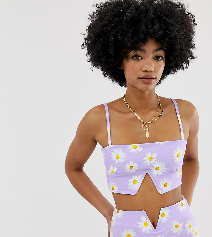 Another Reason cami crop top with cut out co-ord