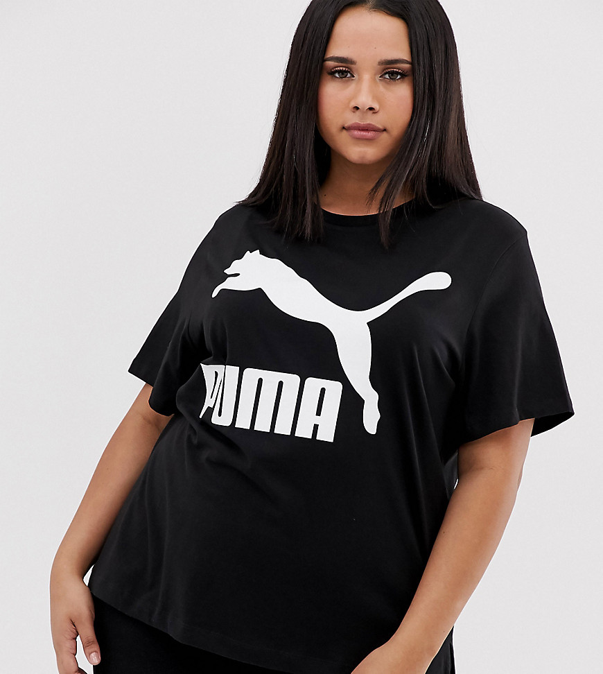 Puma Plus Classics Logo black t-shirt