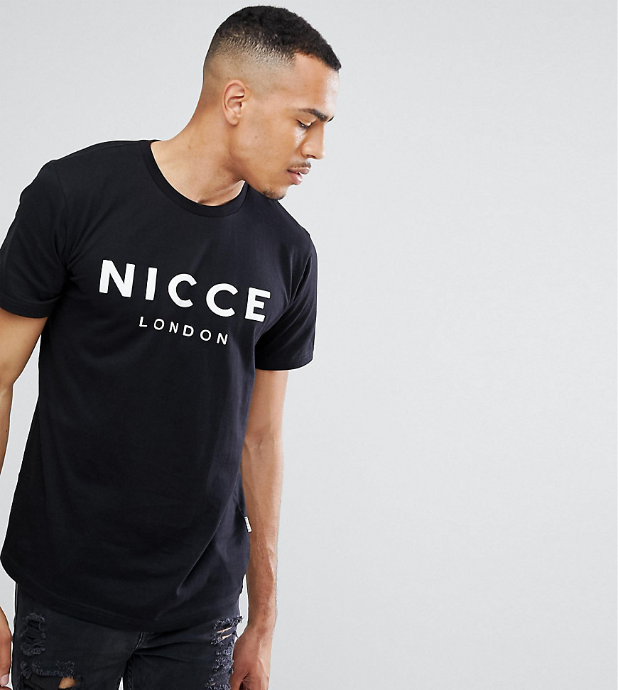 Nicce logo t-shirt in black exclusive to ASOS