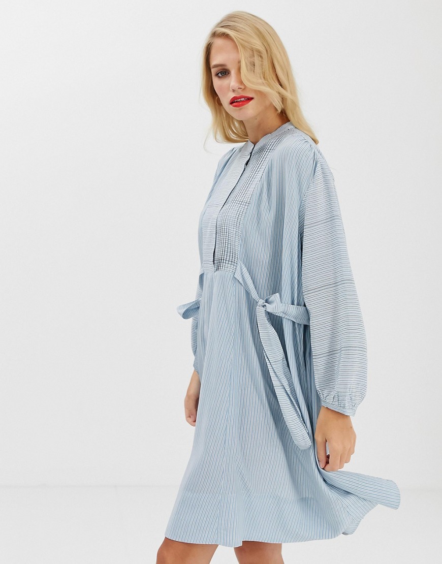 French Connection Malolo patchwork smock dress