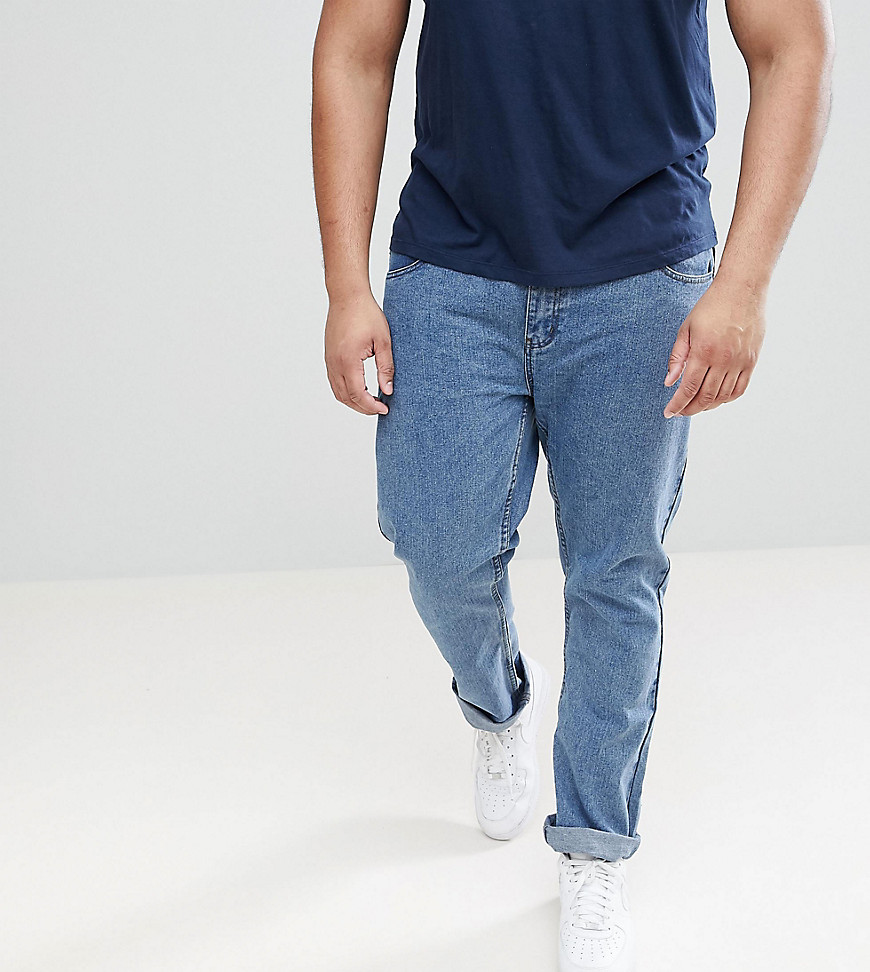 Loyalty and Faith PLUS Regular Fit Jeans in Stonewash Blue