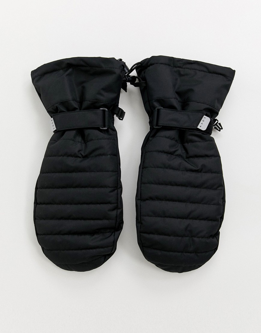 ASOS 4505 ski mittens in black