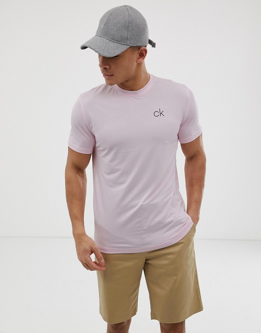 Calvin Klein Golf Newport t-shirt in pink