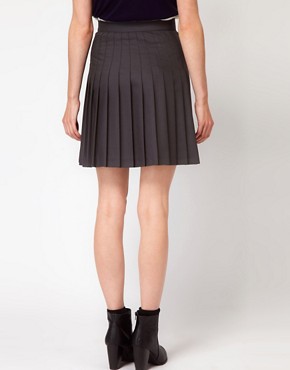 American Apparel | American Apparel Pleated School Girl Skirt at ASOS
