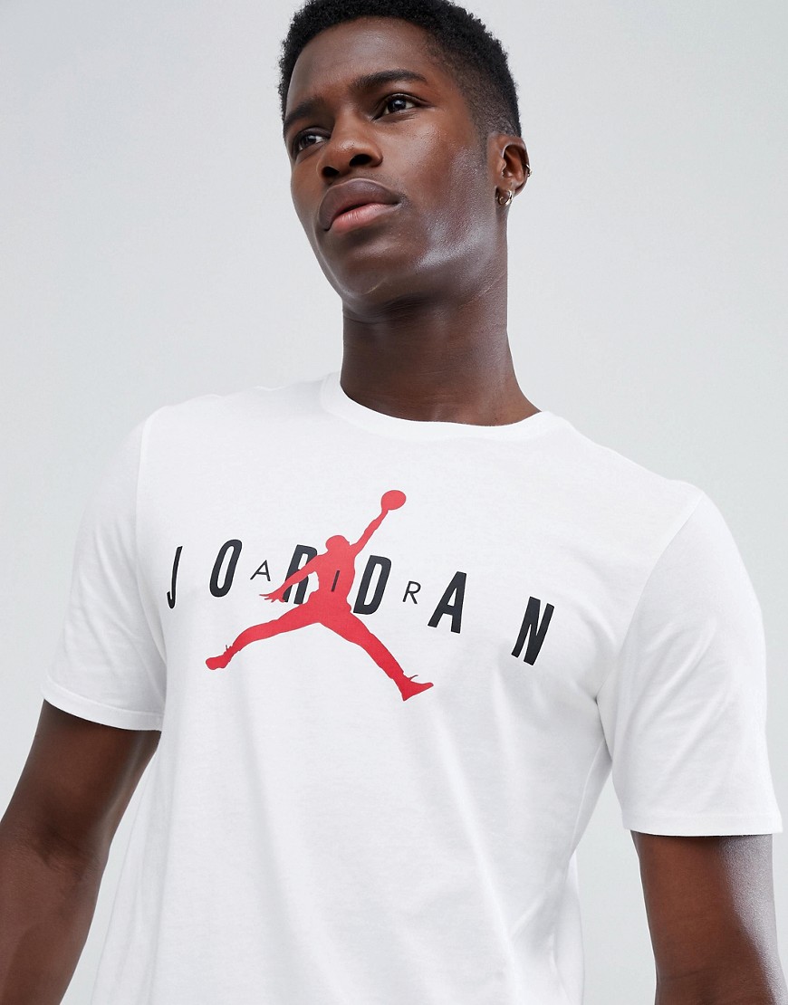 Nike Jordan Air Logo T-Shirt In White AA1907-100 - White