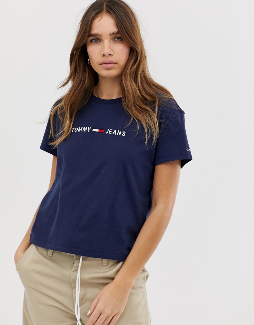 Tommy Jeans flag logo t-shirt
