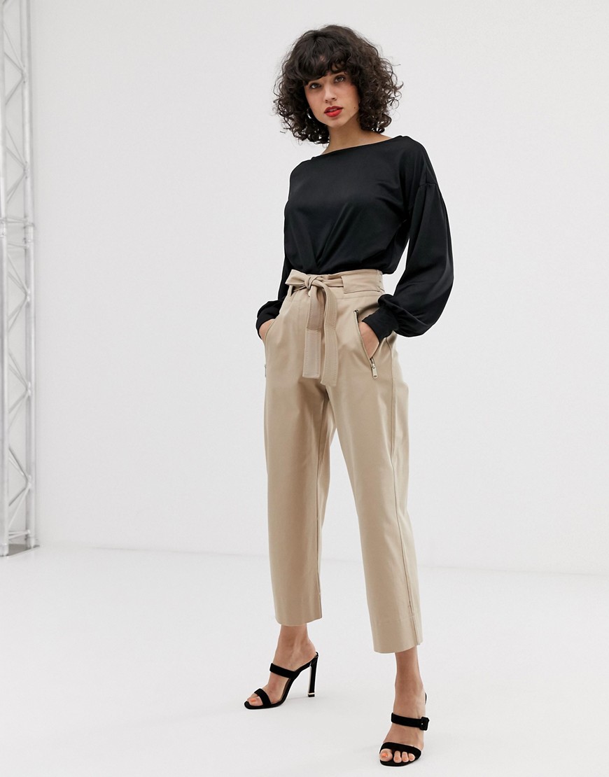Max & Co wide leg utility trousers