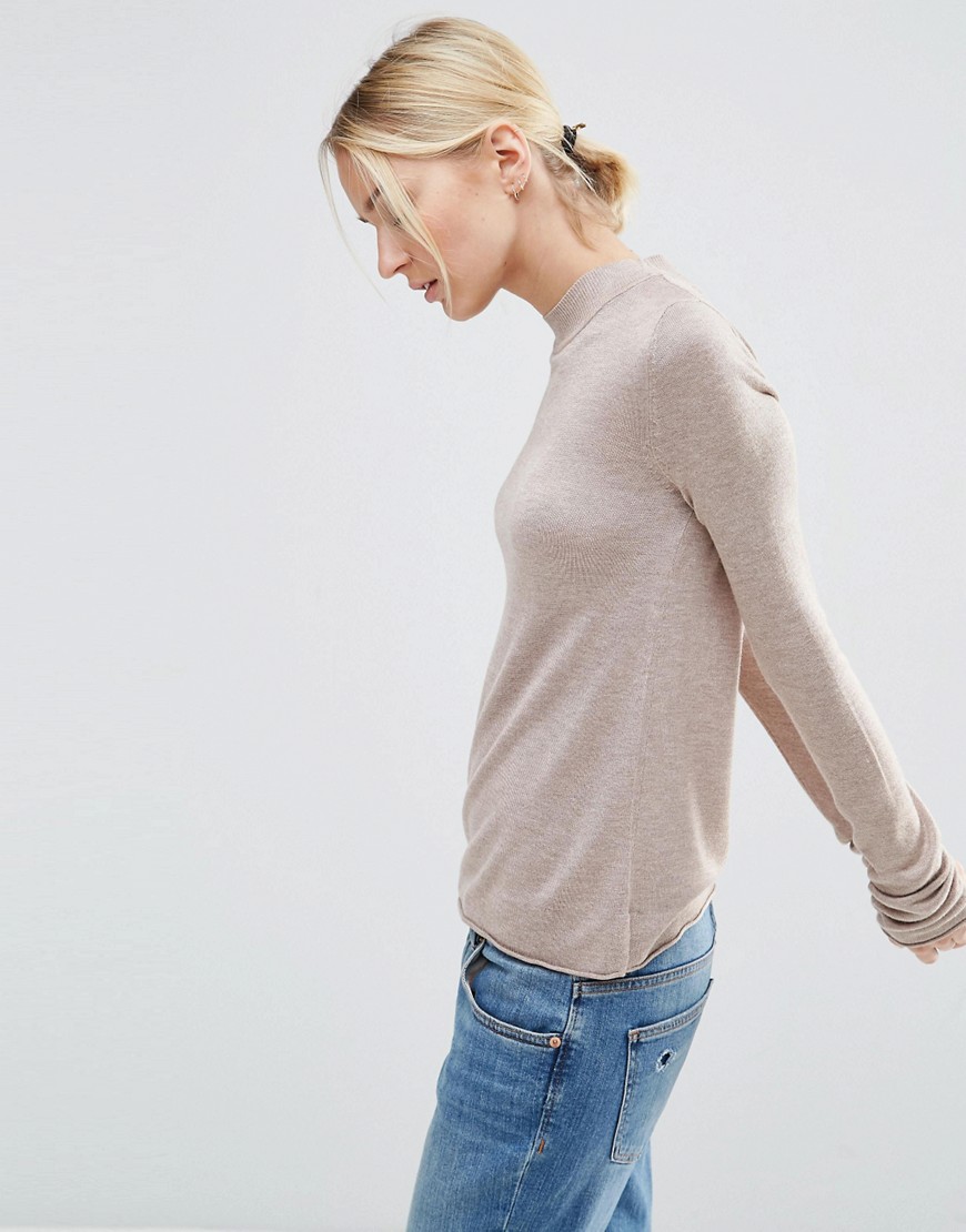 ASOS Jumper With Crew Neck in Soft Yarn