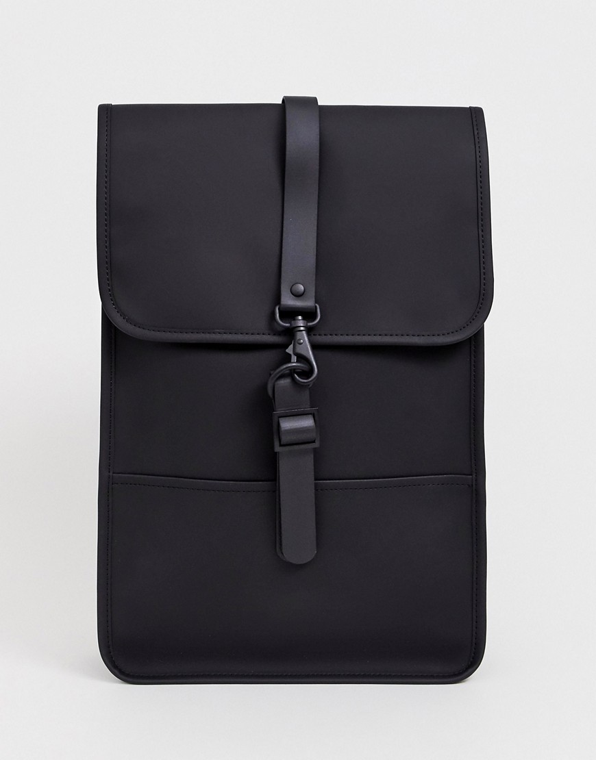 Rains 1280 mini waterproof backpack in black