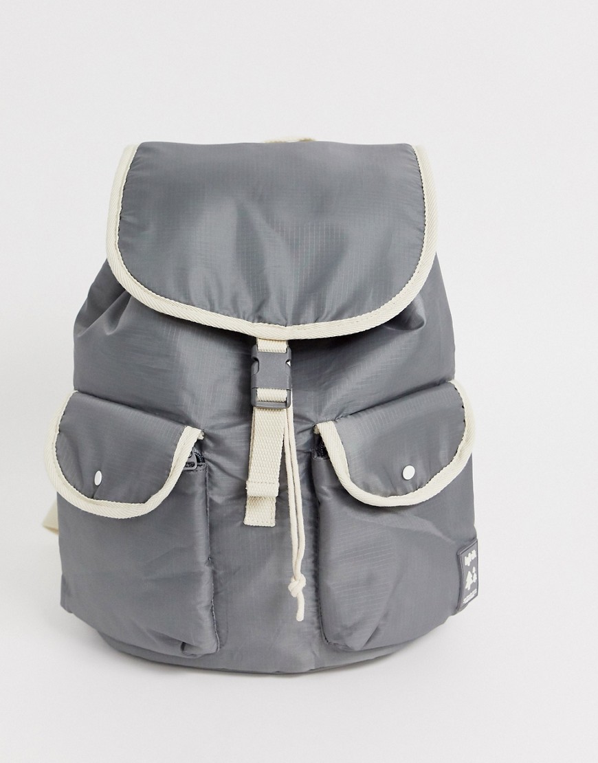 Lefrik Knapsack recycled backpack grey