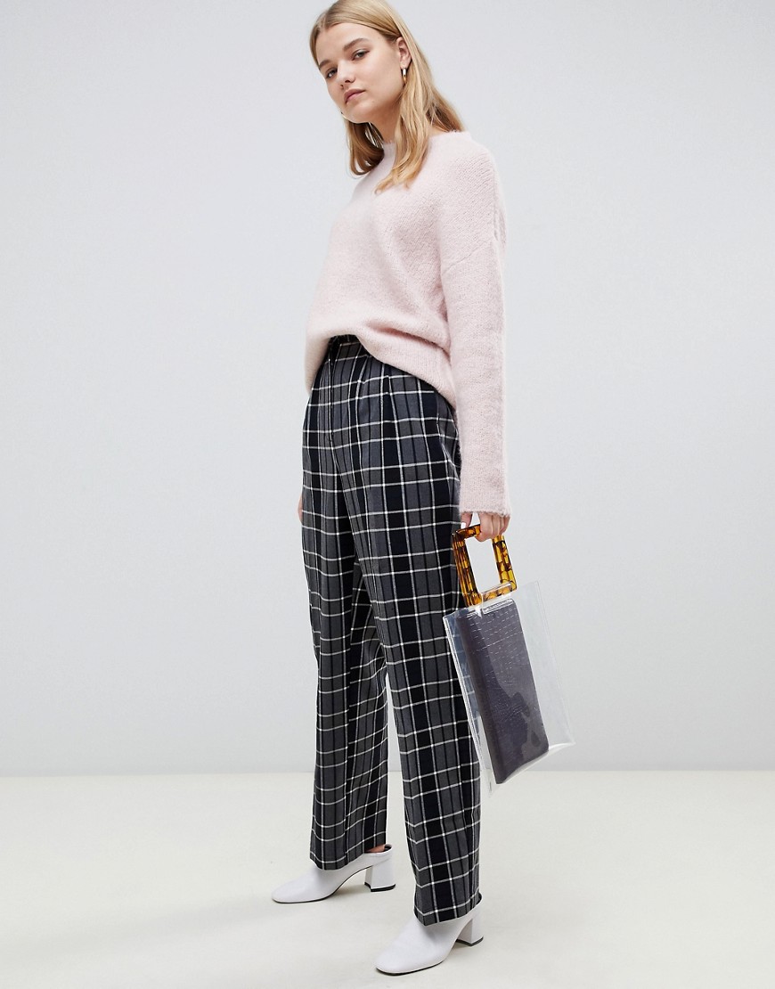Selected Femme check trousers